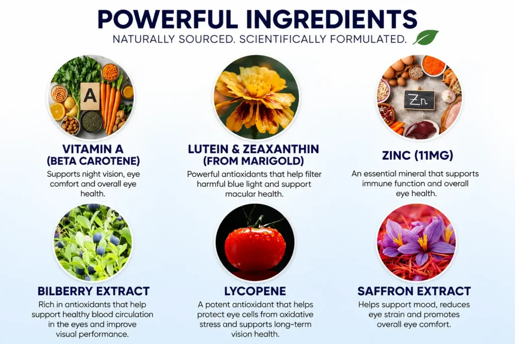 VisiFlora Real Ingredients Image