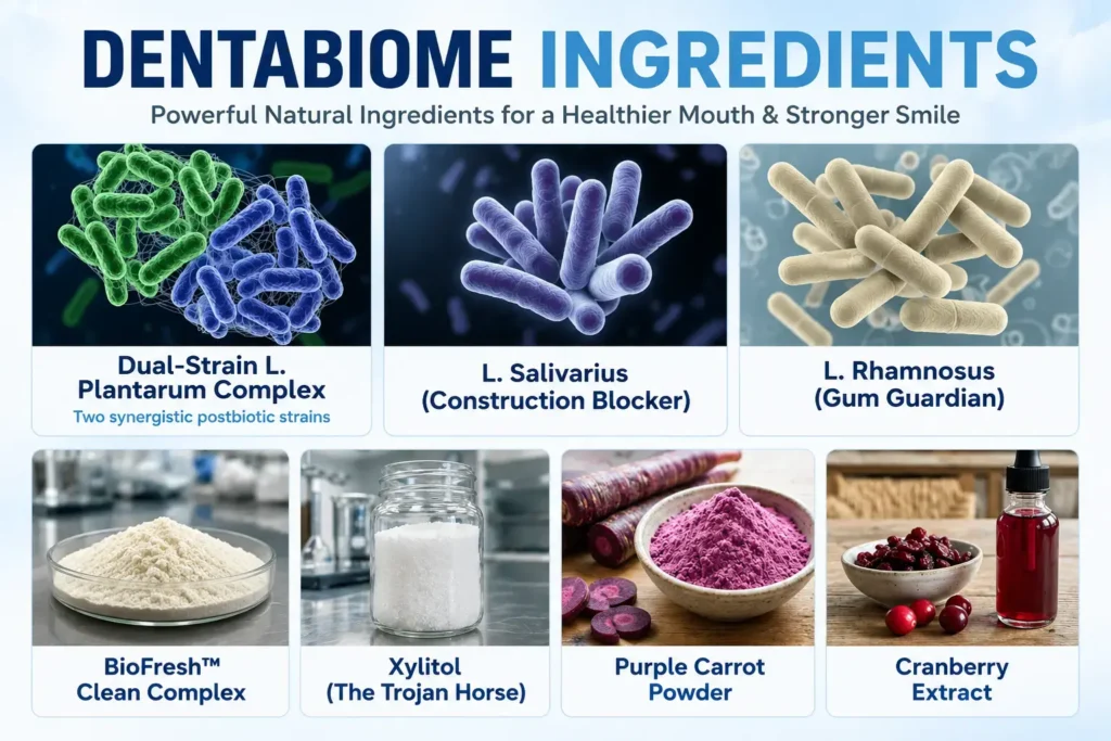 Dentabiome Real Ingredients Image