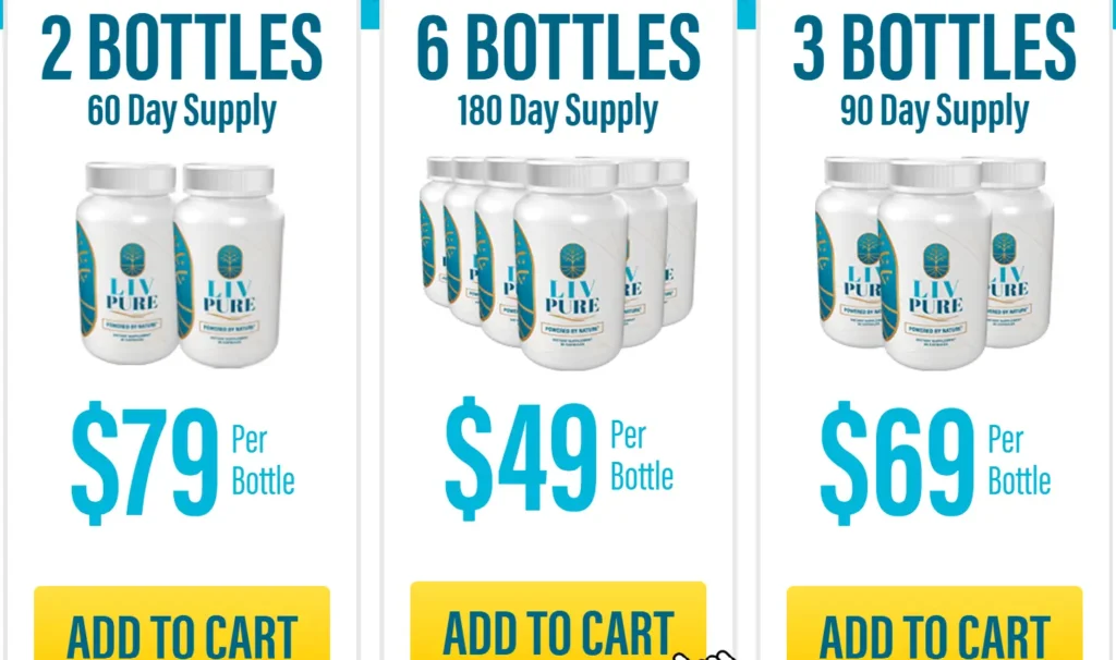 Liv Pure Pricing Image