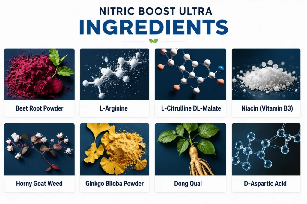 Nitric Boost Ultra Real Ingredient Image