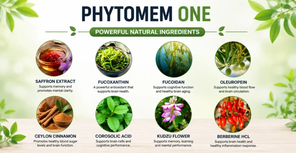 Phytomem One Ingredients Image